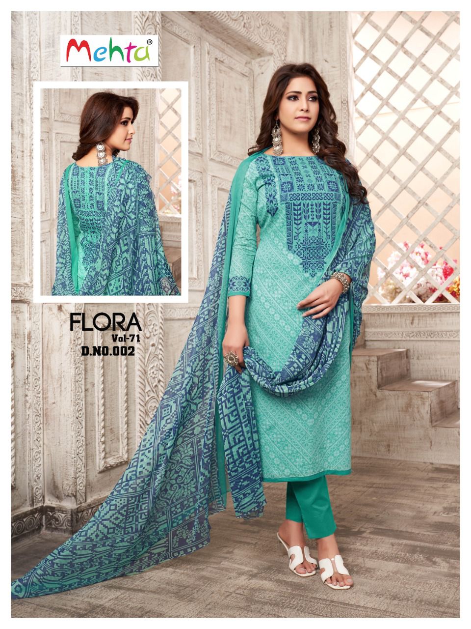 Mehta Flora Vol 71 Daily Wear Wholesale Printed Cotton Dress Material